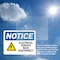 Signmission Electrical Service Main Disconnect Sign With Symbol, 14 in W x Rectangle, Vinyl Decal OS-2PACK-NS-D-1014-L-11694 - alternate 3